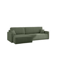 ECKSOFA Louis Scala - Grün, Holzwerkstoff/Textil (250/142cm) - Fun Möbel