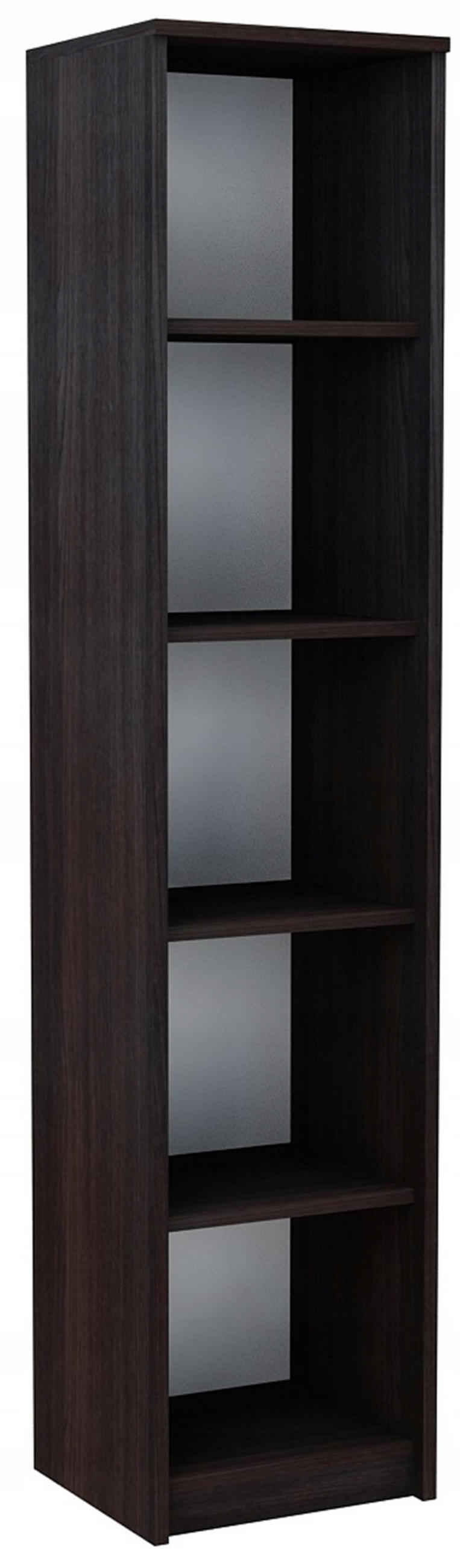 HOCHREGAL Offen BODO R40O Wenge 40/35/182 cm - Wengefarben, Holzwerkstoff (40/182/35cm) - Matkam Möbel