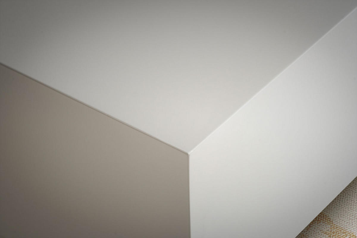 COUCHTISCH in Würfelform, Weiß Hochglanz, 60x60x35 cm, modernes Design - Weiß, Holzwerkstoff (60/60/35cm) - KADIMA DESIGN