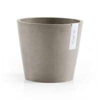 BLUMENTOPF Amsterdam 20/17,1 cm Taupe - Taupe, Kunststoff (20/17.1cm) - Ecopots