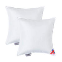 FÜLLKISSEN 2er-Set – 45/45 cm, Super-Mikrofaser - Weiß, Textil (45/45cm) - Homescapes