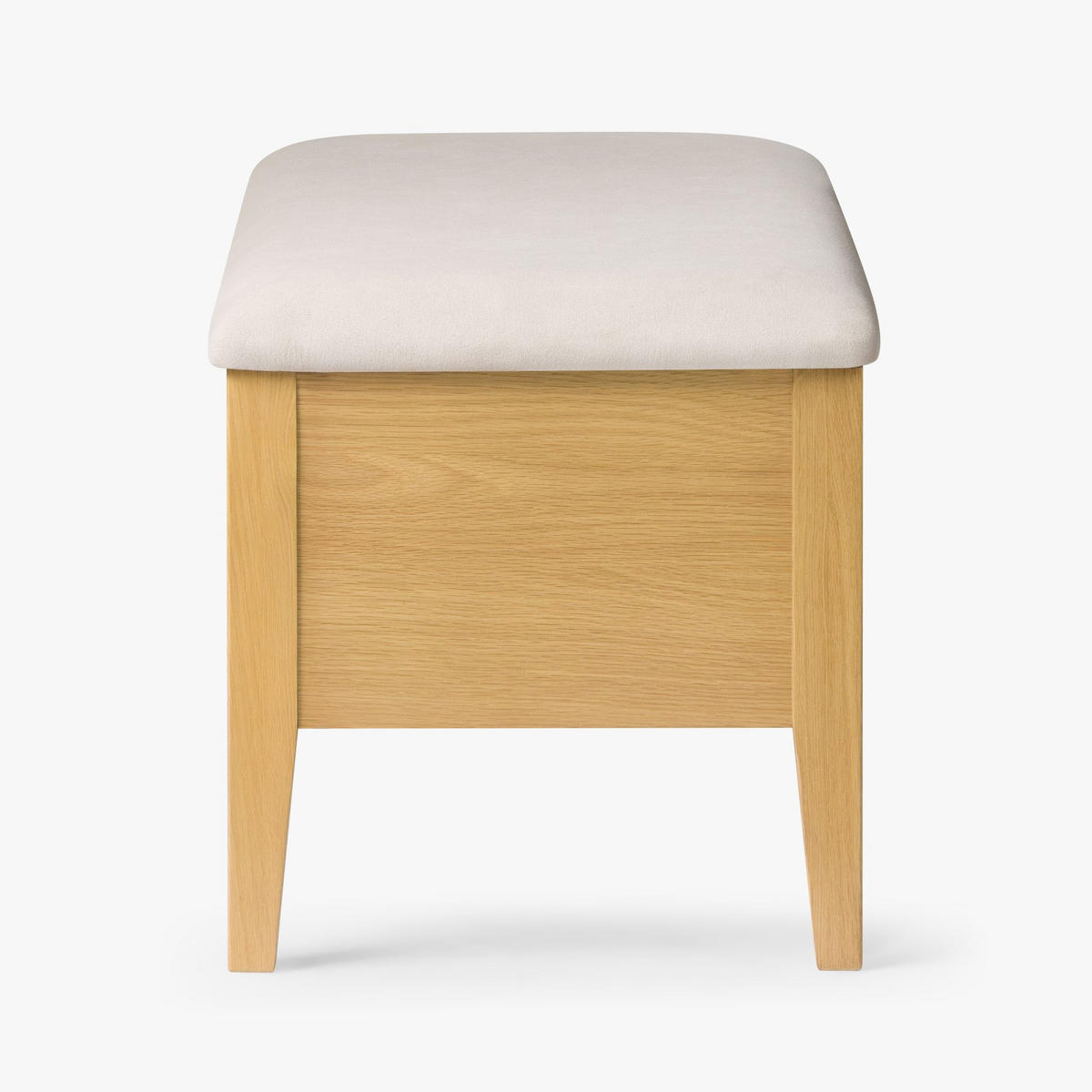 BANK Oslo 90 cm - Beige, Holz (90/42/41.7cm) - WOODEK