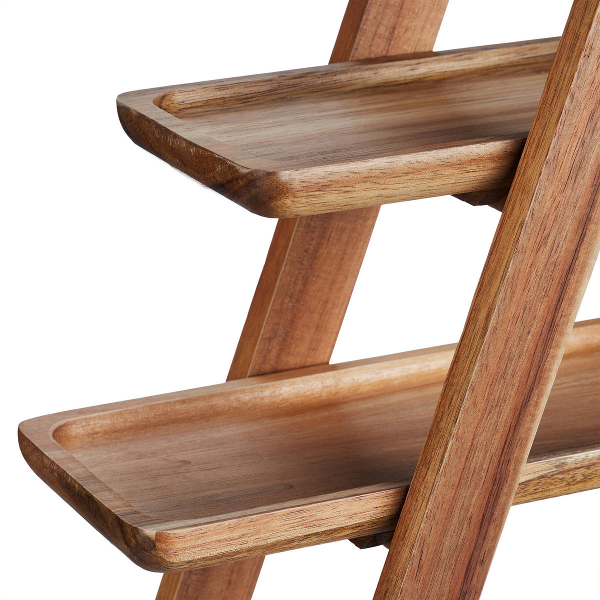 ETAGERE - hnedá, drevo (41/38cm) - Relaxdays