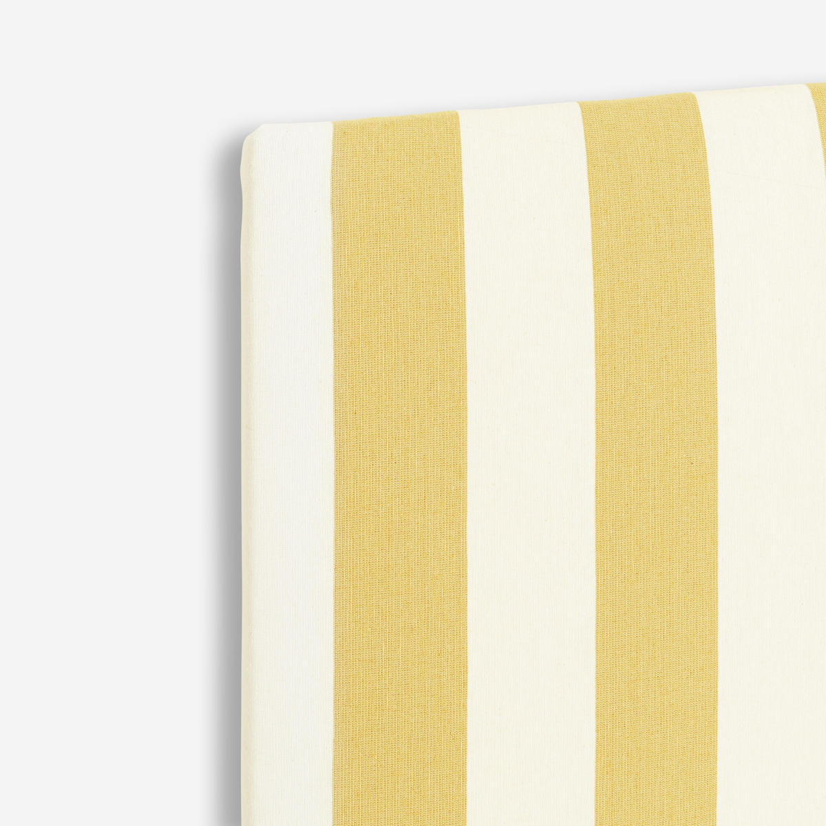 KOPFTEIL Gepolstertes aus gestreiftem Stoff Gelb 165/52/3 cm SUANCES - Gelb, Textil (165/52/3cm) - RNT By Really Nice Things