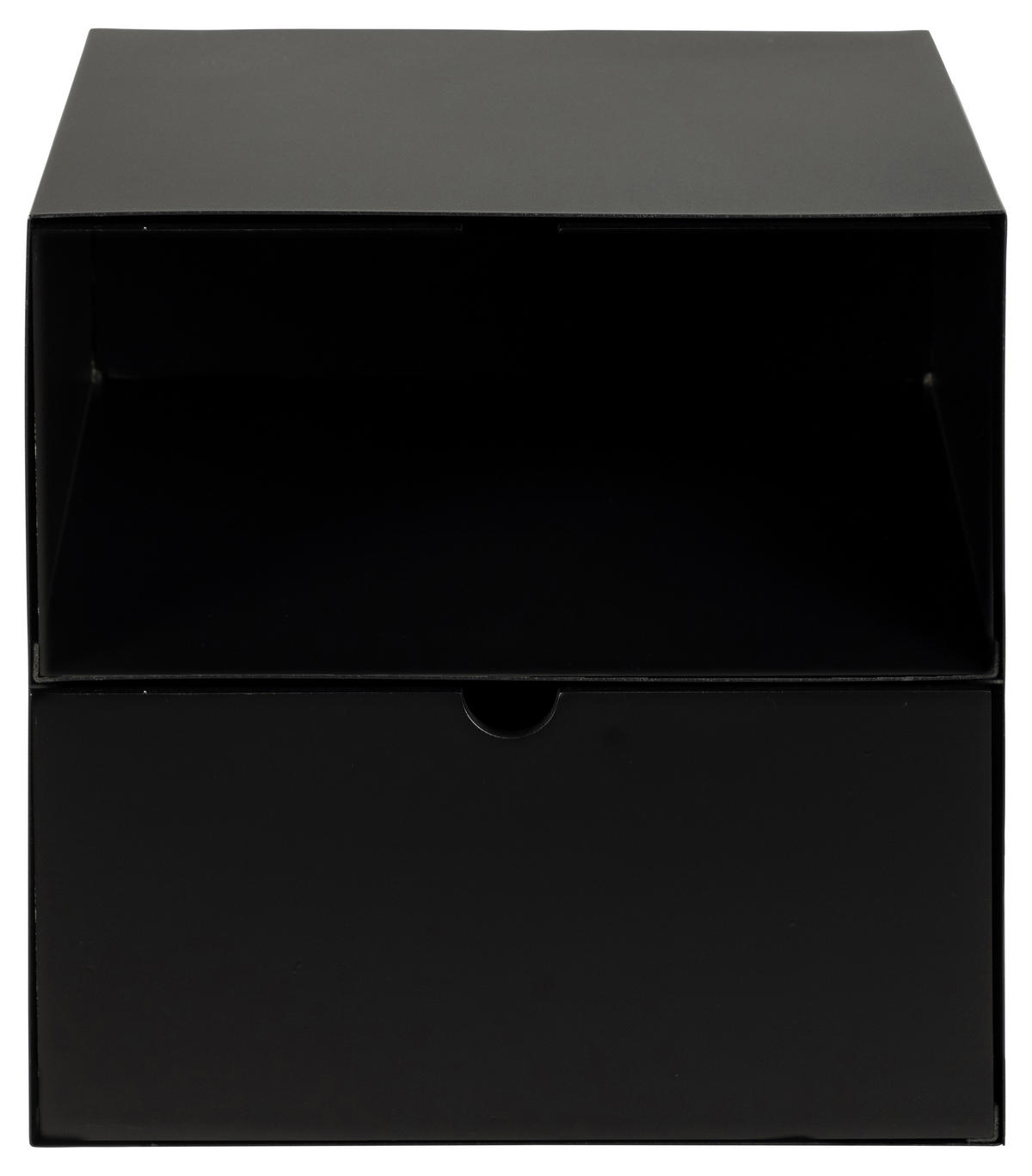 NACHTSCHRANK schwarz - Schwarz, Holzwerkstoff (30/30/25cm) - ebuy24