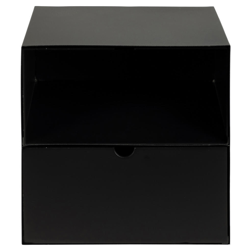Thumbnail - ebuy24 Nachtschrank, Schwarz, Holzwerkstoff, 30x30x25 cm, Schlafzimmer, Nachttische