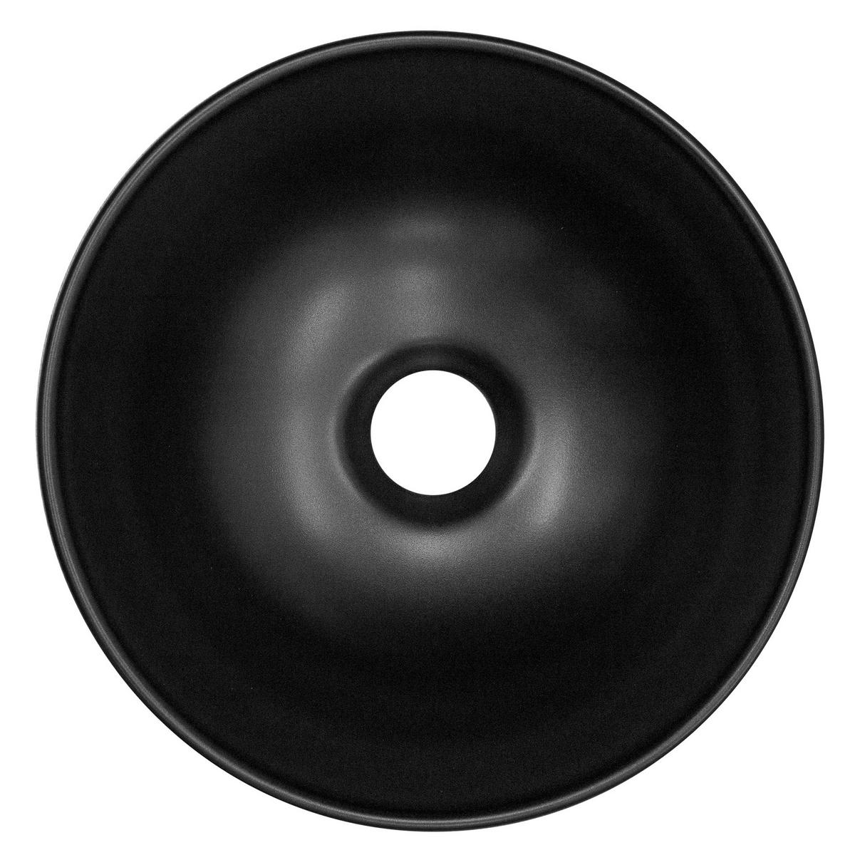WASCHBECKEN - Schwarz, Keramik (28/15/28cm) - ML-DESIGN