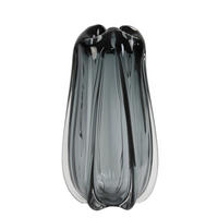 VASE Murela Grau Ø21/38 cm - Grau, Glas (21/38cm) - Light & Living