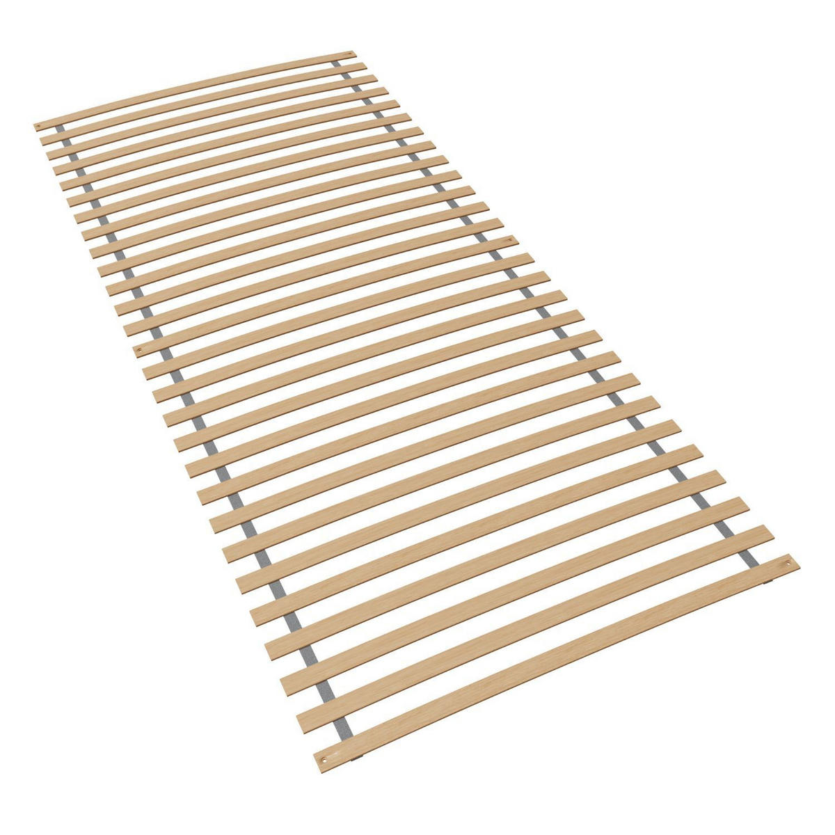 ROLLROST Premium 120x200, Lattenrost aus Birke mit 28 Latten, fertig montiert und gerollt, Traglast 130Kg - Buchefarben, Holz (120/200cm) - Sleepneo