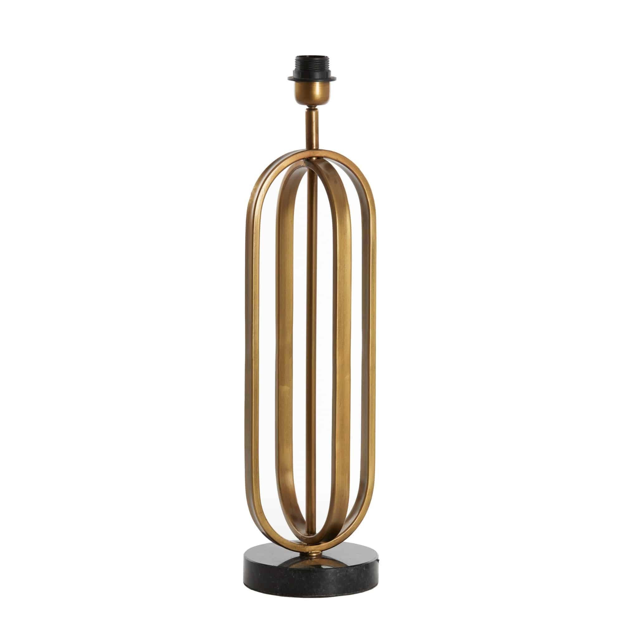 LAMPENFUSS Aster Bronze 16/16/55 cm - Bronzefarben, Metall (16/16/55cm) - Light & Living