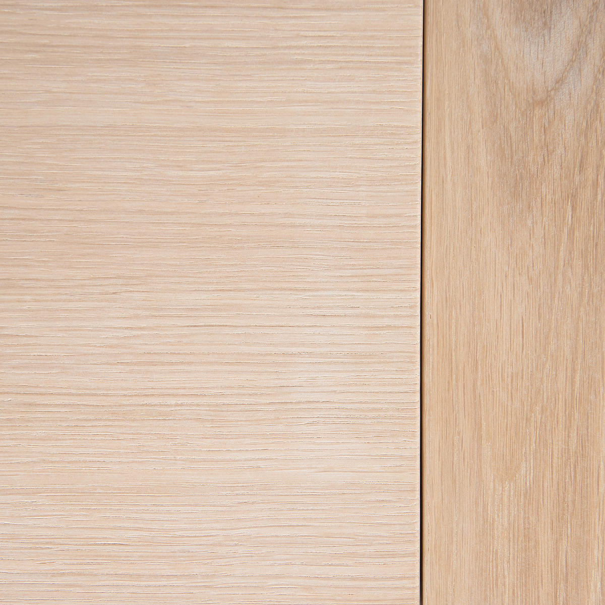 ESSTISCH - Eiche teilmassiv - Eichefarben, Holzwerkstoff (90/220/76cm) - home24