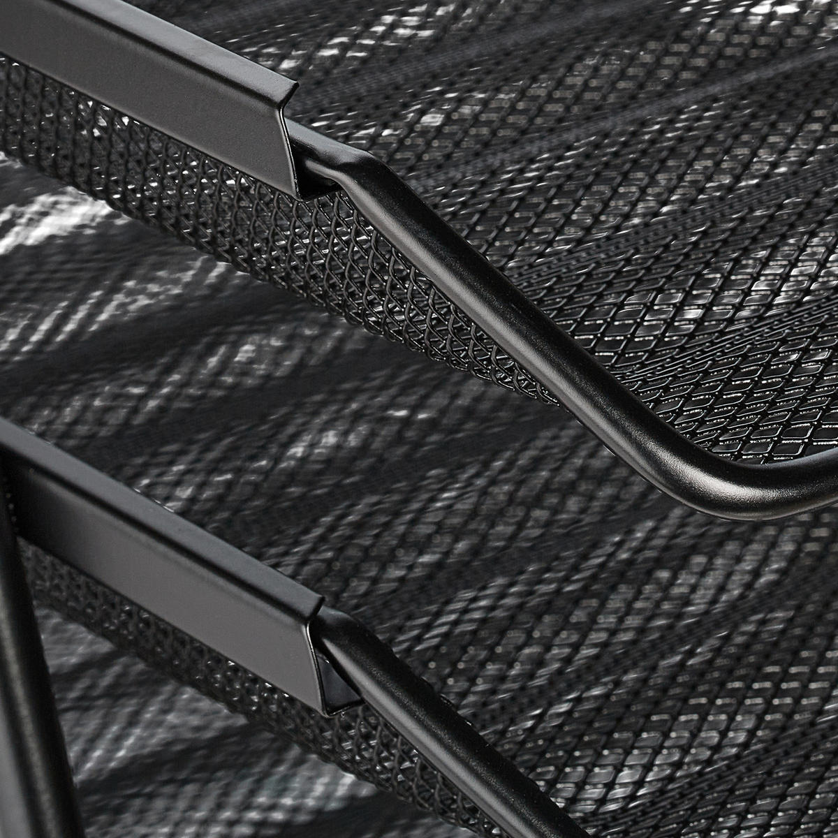 UKLADANIE dokumentov - čierna, kov (30/37.5/35.5cm) - Relaxdays