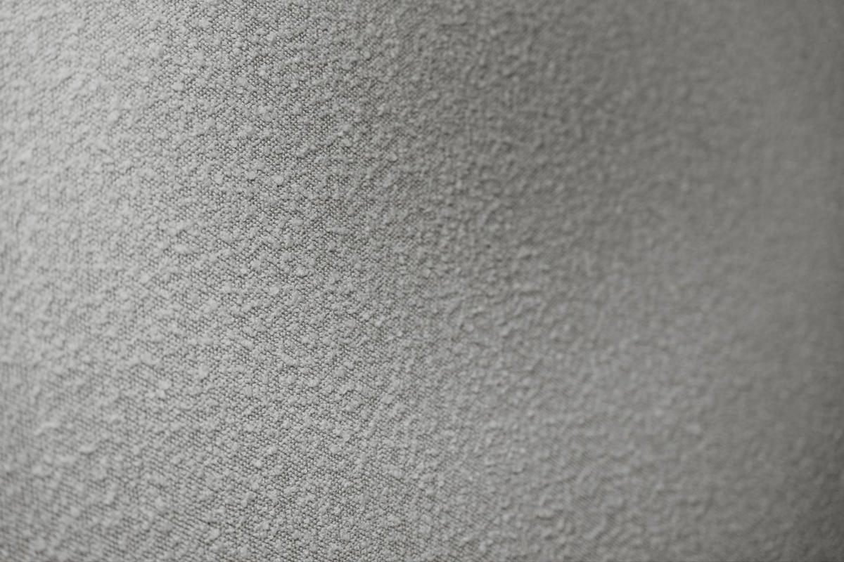 KOPFTEIL gepolstertes – grauer Bouclé-Stoff - 90 cm - Beige/Grau, Holz (90/120/10cm) - Sommeil de Plomb