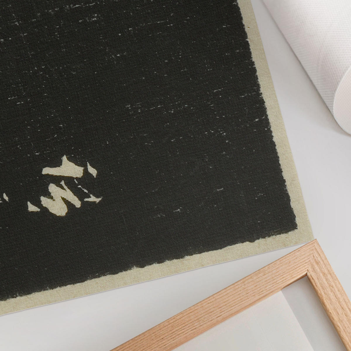 POSTER - 84x59 cm (A1) - Utagawa Hiroshige - Seikenji Fuji - Schwarz, Textil (84/59.4/0.1cm) - TULUP