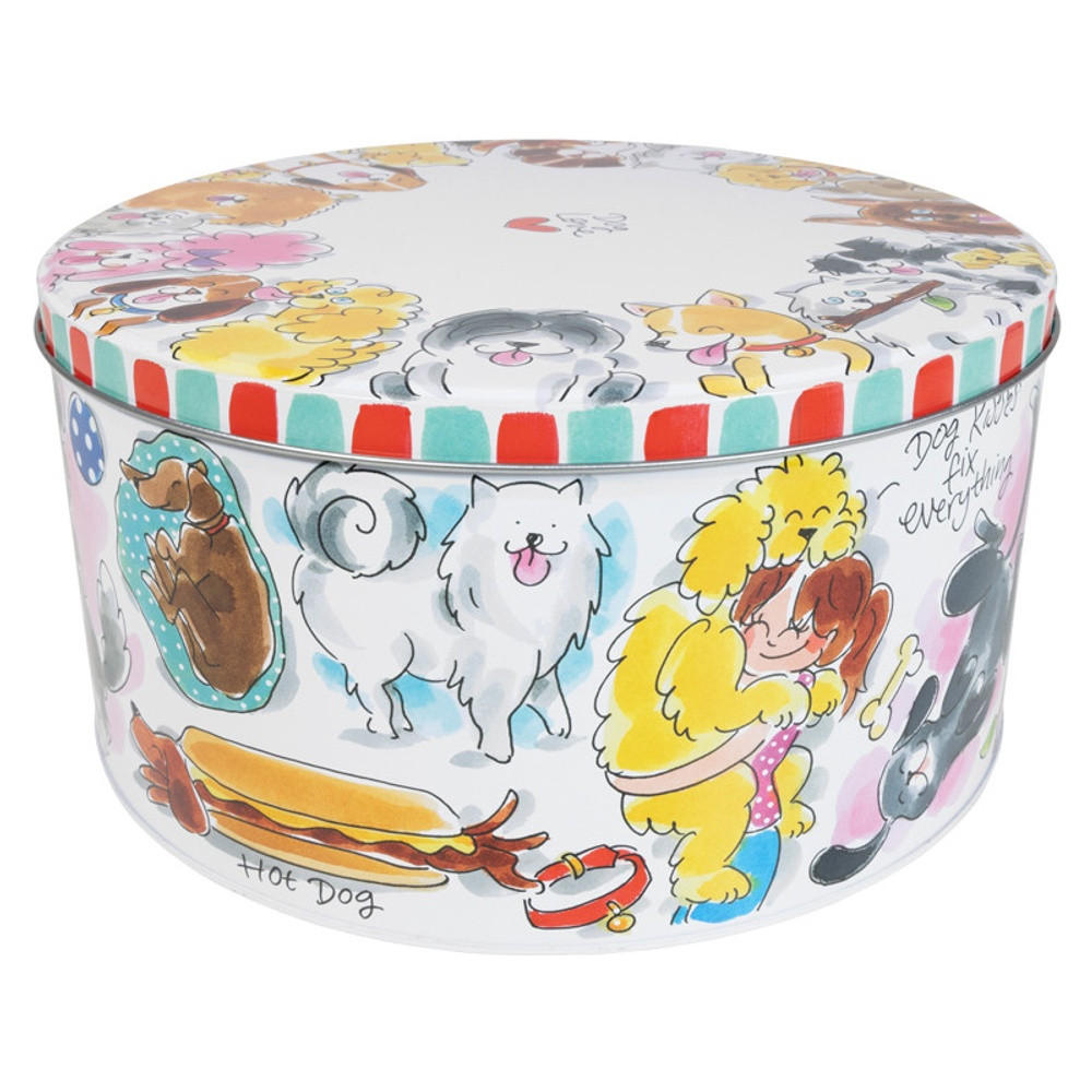 DOSEN Hund in Bunt - 24cm - Multicolor, Metall (24/12/24cm) - Blond Amsterdam