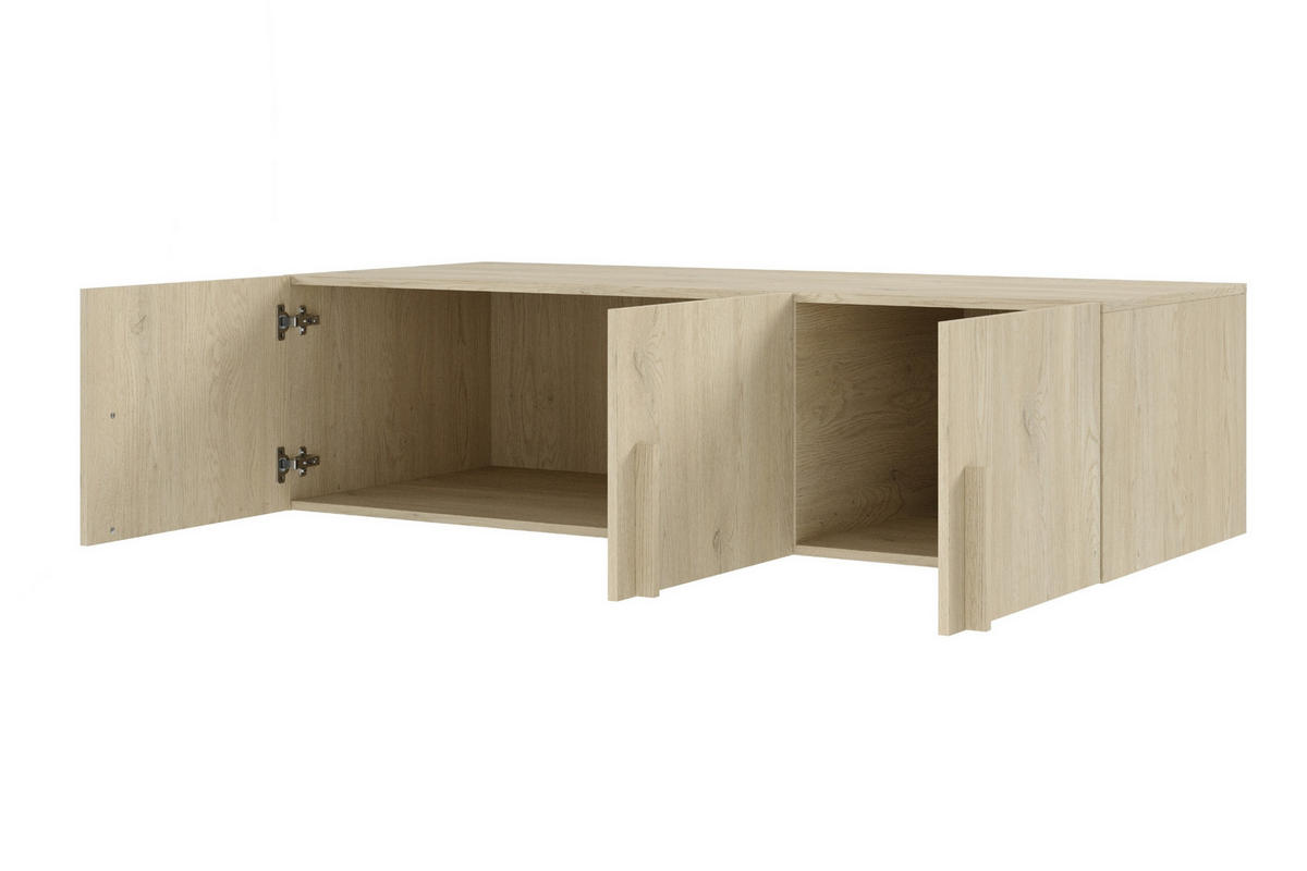 AUFSATZSCHRANK BRISSO BRN2 150/40/60,5 cm in Eiche Ceremona - Eichefarben, Holzwerkstoff (150/40/61cm) - Deine Möbel 24