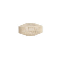 LAMPENSCHIRM Biljana Weiß Ø31/16 cm - Weiß, Textil (31/31/16cm) - Light & Living