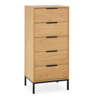 KOMMODE 50/115/40 Monica Eichenfarbe - Honigeiche, Holzwerkstoff (50/115/40cm) - VS Venta-stock