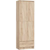 MEHRZWECKSCHRANK Sonoma-Eiche 60x180x35 cm - Sonoma Eiche, Holzwerkstoff (60/180/35cm) - Akord
