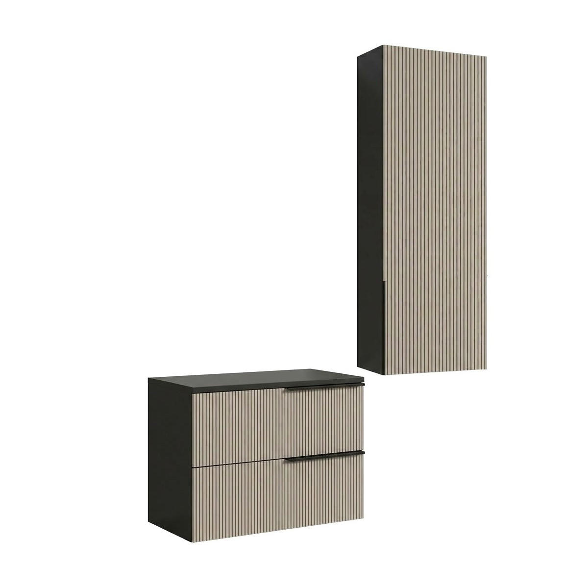 mzm24 Badmöbel-Set Kaschmir 200x150x45 cm