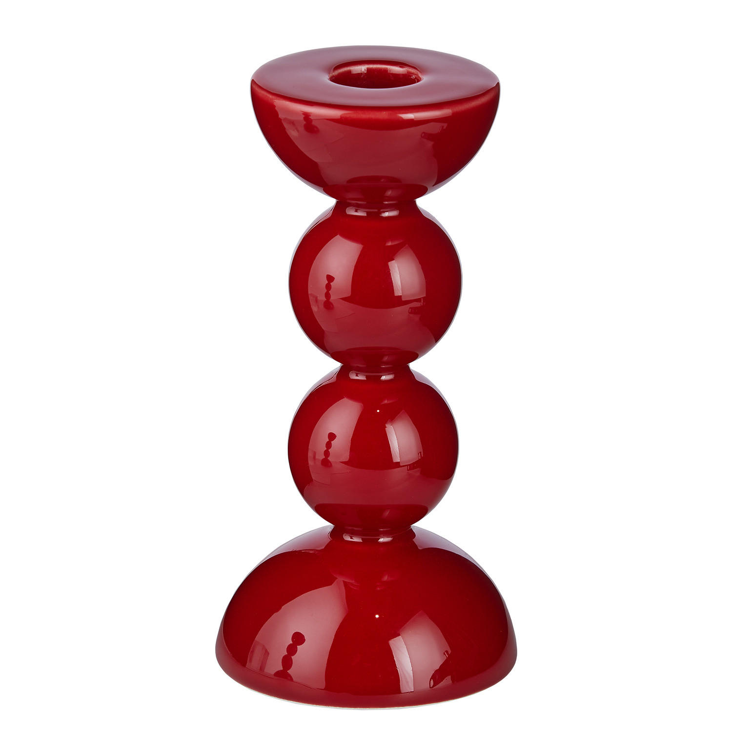 KERZENHALTER Holy Moly - Rot, Keramik (8/14/8cm) - Butlers