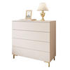 KOMMODE LINA KASCHMIR 4S mit Schubladen und LED-Beleuchtung Goldene Beine - Kaschmir/Goldfarben, Holzwerkstoff (95/86/40cm) - Lookway