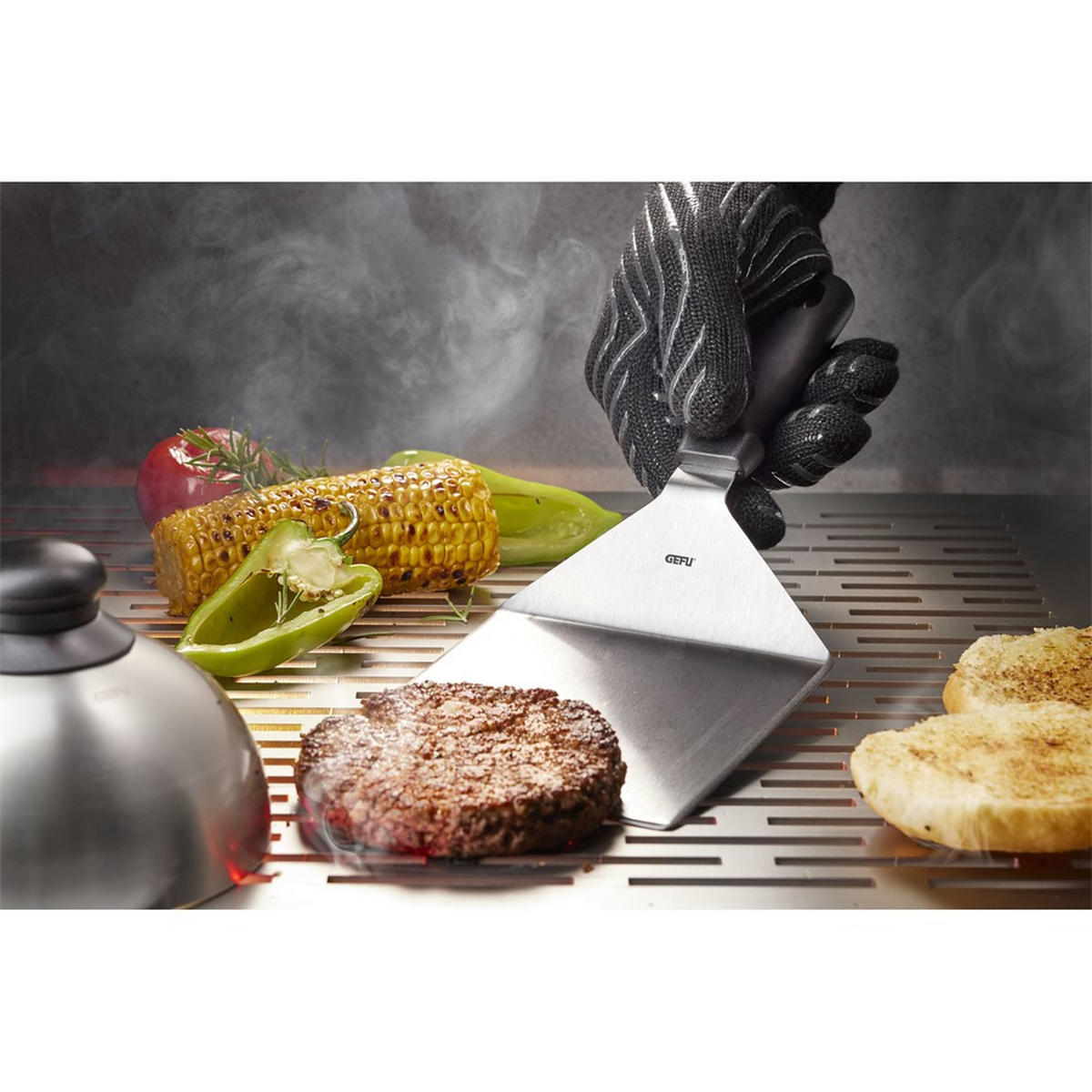 SILBER 31.5/14/9 cm G89563 - Silberfarben, Metall (31.5cm) - Gefu