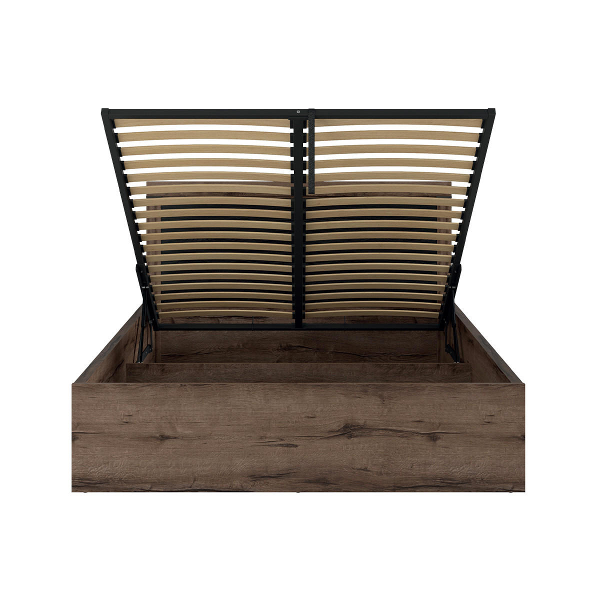 BOXBETT 140/200 Adam Holz - Schwarz, Holzwerkstoff (140/200cm) - Petits-meubles