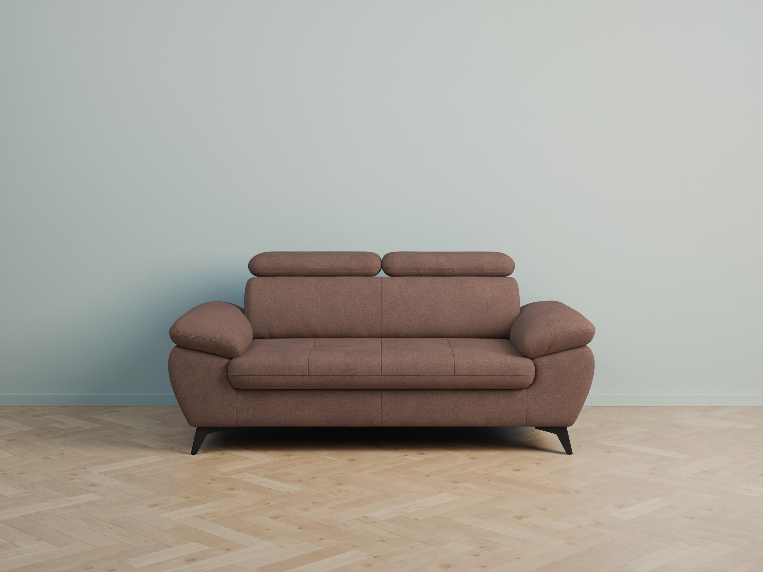 foamnova 2,5-Sitzer Rosa 194x84x100 cm