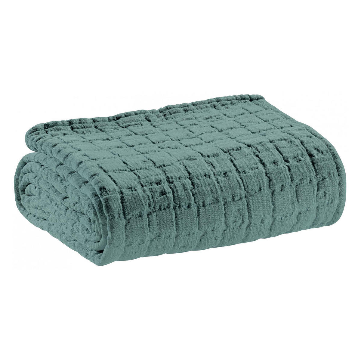BETTÜBERWURF Swami blaßgrün 180 x 260 cm - Hellgrün, Textil (180/260cm) - Vivaraise