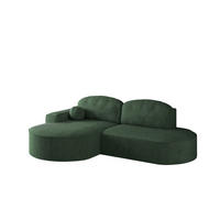 ECKSOFA Girona Mit Schlaffunktion - Grün, Holzwerkstoff/Textil (278/179cm) - Fun Möbel