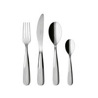 TAFELBESTECK Rose Garden silber 24er Set - Silberfarben, Metall - Villeroy & Boch