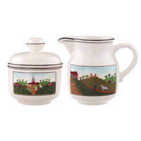 MILCH & ZUCKER SET Design Naif bunt 2er Set - Multicolor, Keramik (1/1cm) - Villeroy & Boch