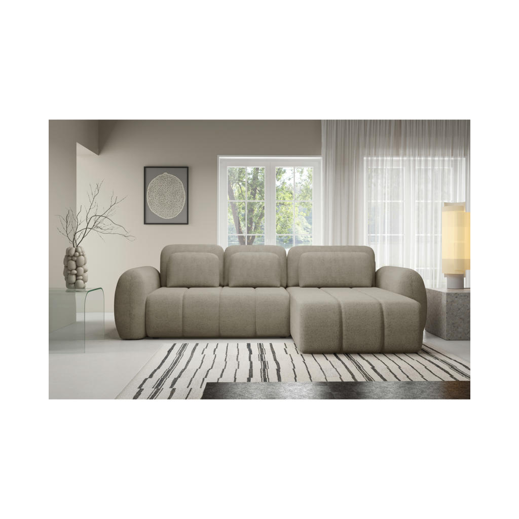 Thumbnail - Furnisell Ecksofa, Beige, Textil, L-Form, 304x190 cm, Wohnzimmer, Sofas & Couches, Wohnlandschaften, Ecksofas