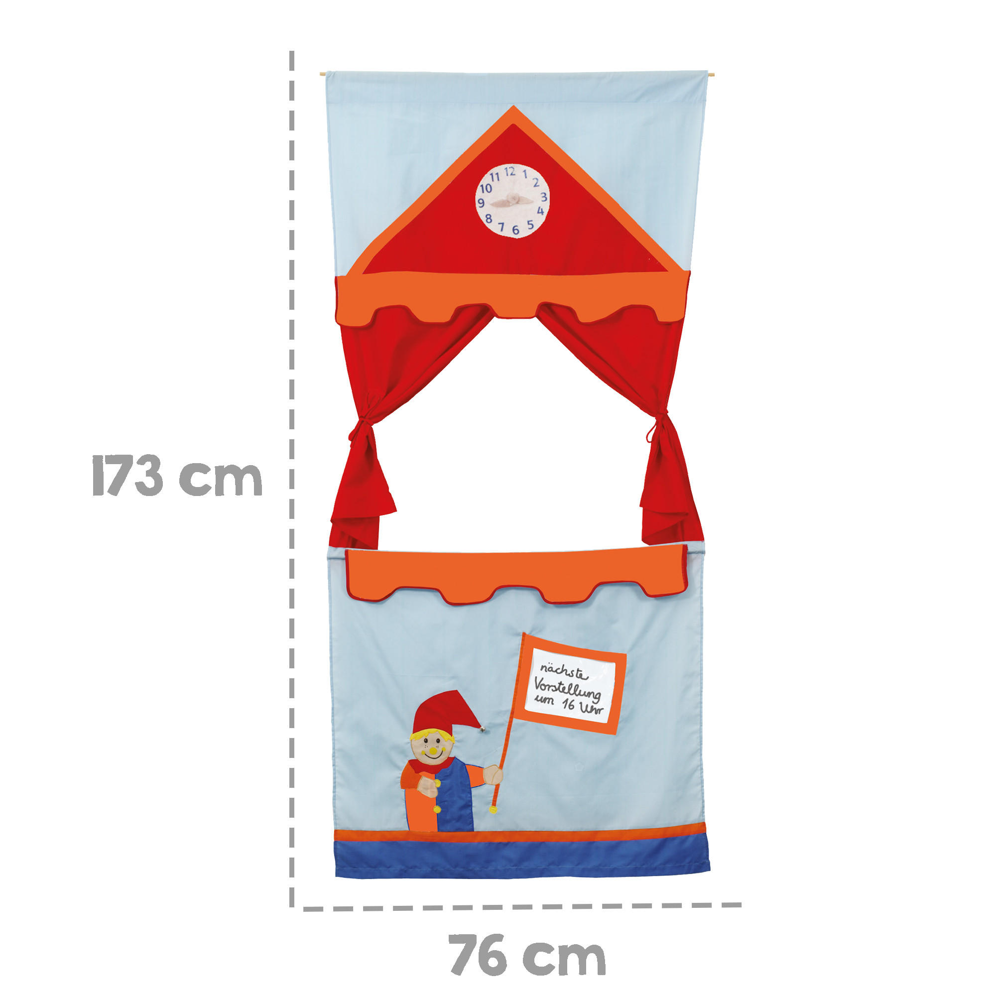 TÜRKASPERTHEATER - Blau, Textil (76/173/1cm) - Roba