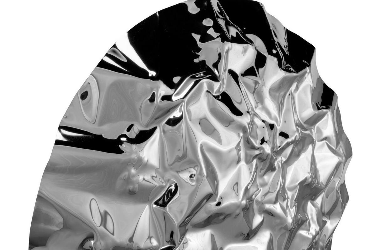 WANDDEKO Silber 80/80 cm - Silberfarben, Metall (3.6/80/7cm) - KUNSTLOFT
