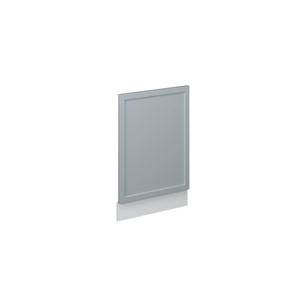 FRONTBLENDE Fame-Line Hellblau-grau 45 cm ohne AP - Blaugrau/Weiß, Holzwerkstoff (45/67.4/1.6cm) - Vicco