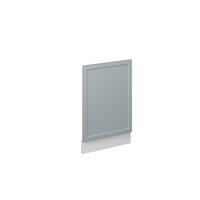FRONTBLENDE Fame-Line Hellblau-grau 45 cm ohne AP - Blaugrau/Weiß, Holzwerkstoff (45/67.4/1.6cm) - Vicco