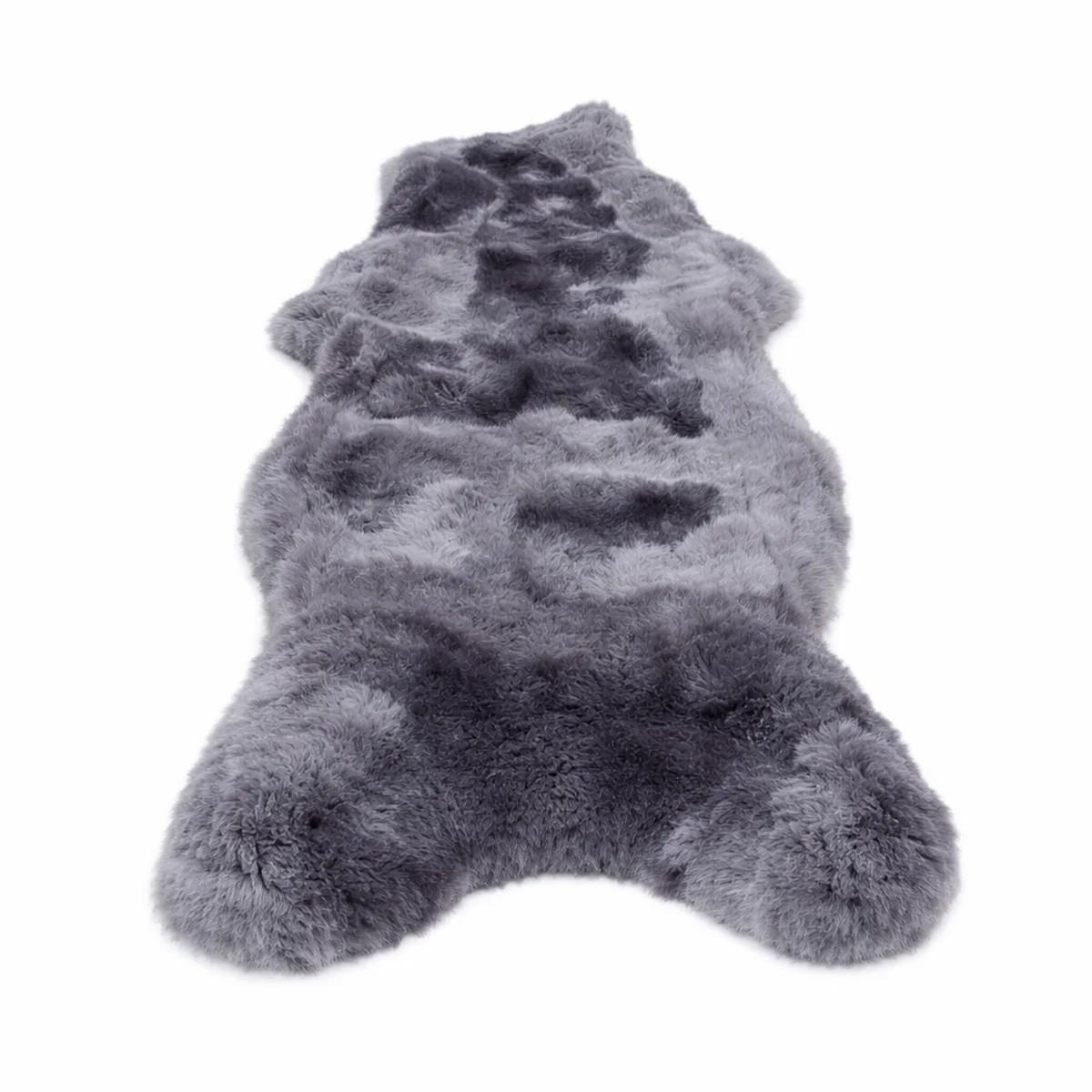 FELL Merino Lammfell Schaffell Grau ca. 125 cm - Grau, Fell (75/125cm) - Provellus