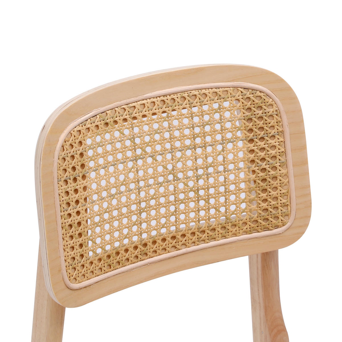 STUHL 2er-Set Rattan Braun - Braun, Holz (46/80/49cm) - Nordlys