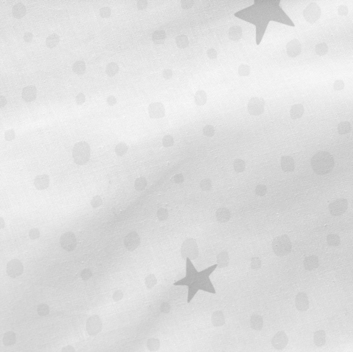 SPANNBETTTUCH little star 105x200x32 cm grau - Grau, Textil (105/200cm) - Happy Friday