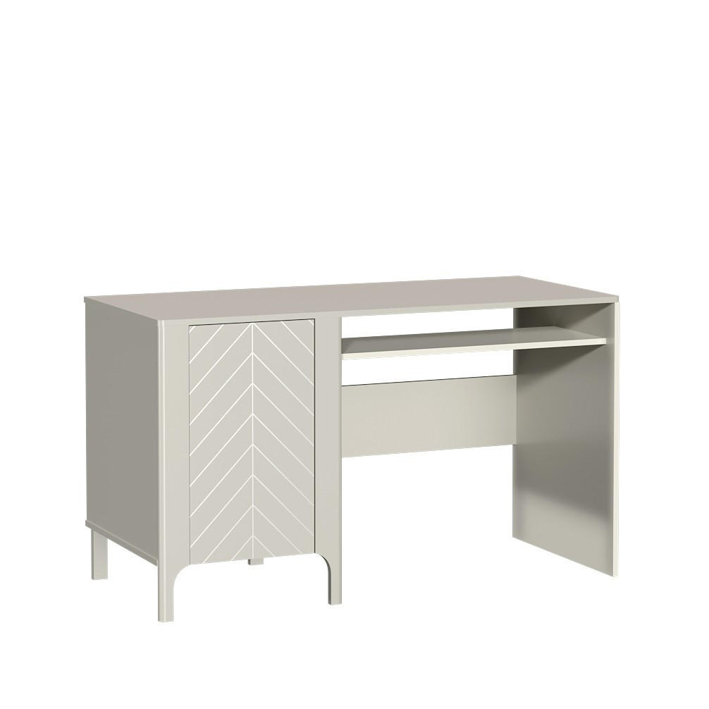 SCHREIBTISCH ALICANTE 135x60x77,5 cm Bürotisch Computertisch, Kaschmir - Kaschmir, Holzwerkstoff (60/135/77.5cm) - MASSENO