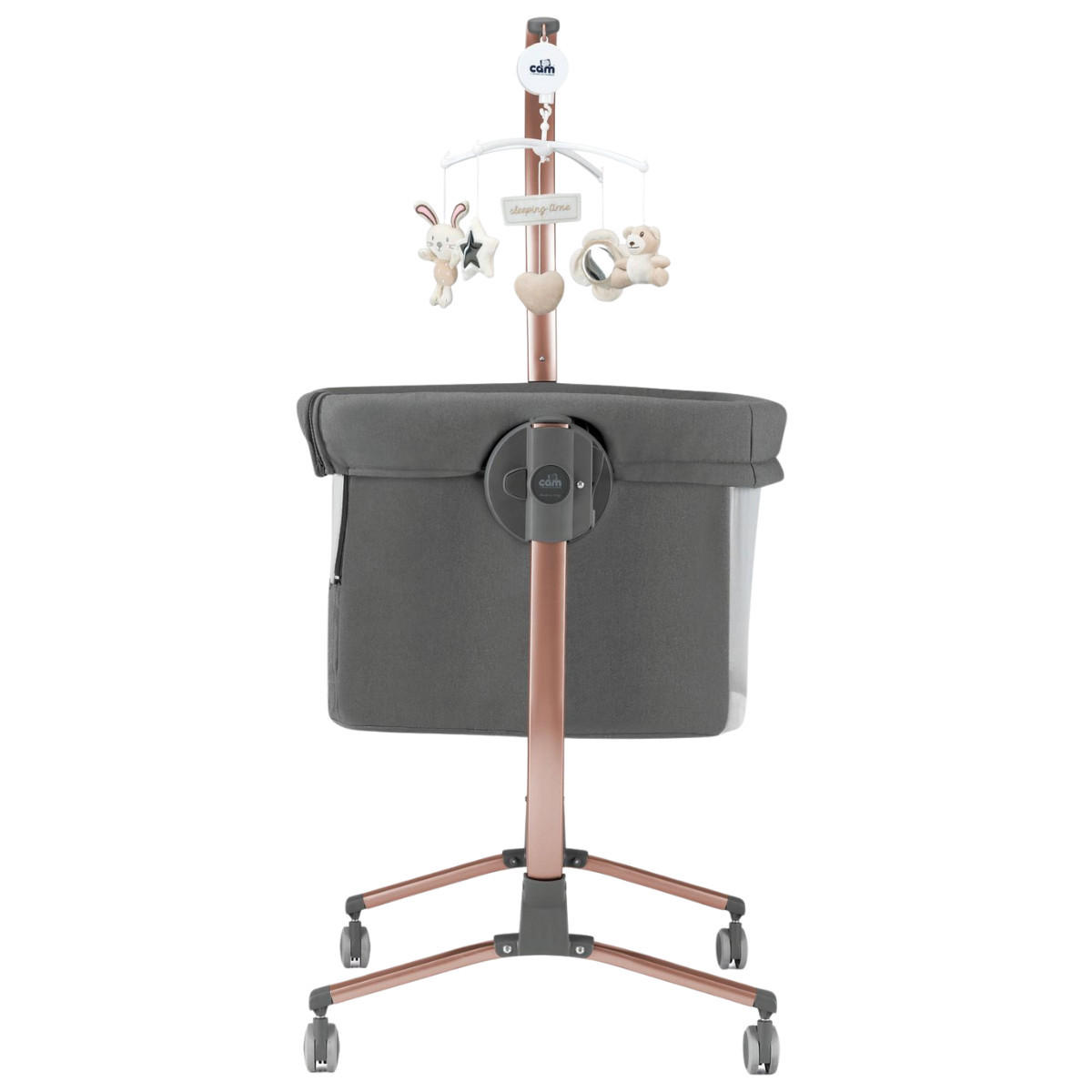 BABY-BEISTELLBETT höhenverstellbar Cullami - Anthrazit, Kunststoff/Textil - Cam il Mondo del Bambino S.p.A.