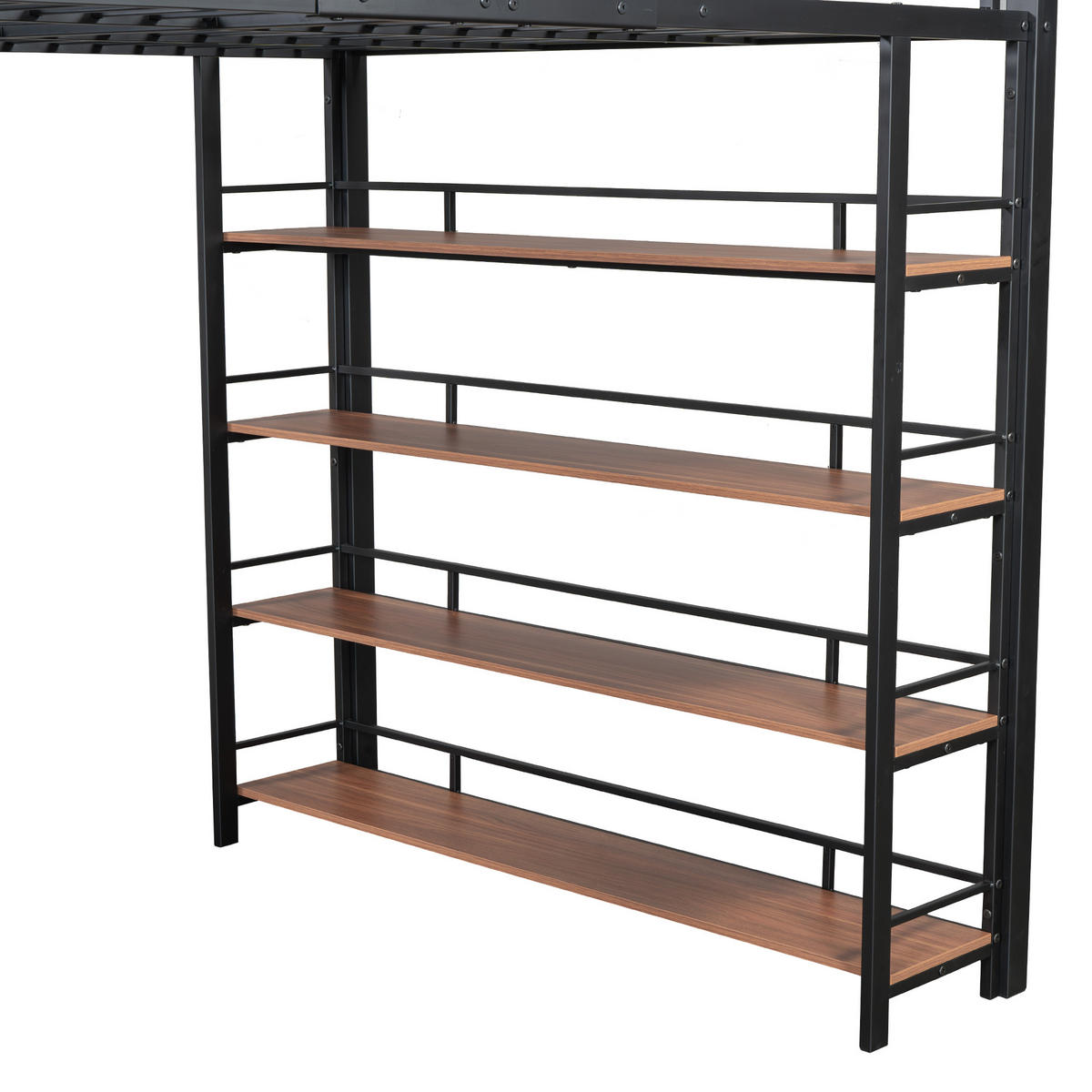 HOCHBETT 140/200 cm Schwarz - Schwarz, Metall - Raumix