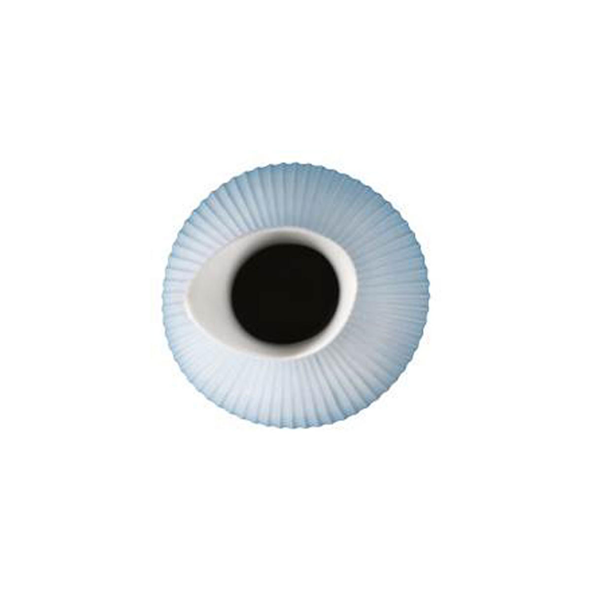VASE Studio 8 Raindrop Ice blau 25 cm - Blau, Keramik (25cm) - Goebel