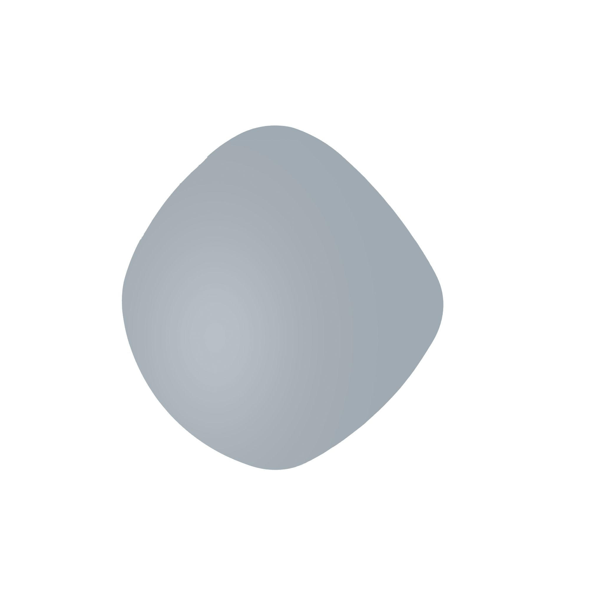 SPIEGEL Organic Round Grau 40/1.5/40 cm - Grau, Glas (1.5/40/40cm) - Present Time