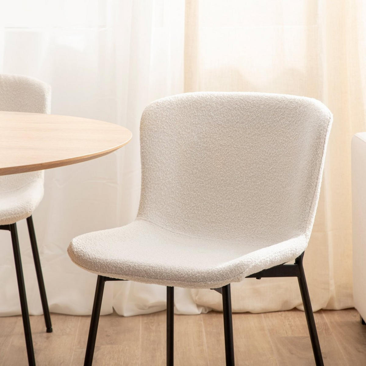 ESSZIMMERSTUHL Ari Beige 50 cm x 80 cm - Beige, Textil (50/80/59cm) - Klast Home