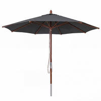 SONNENSCHIRM C57B Anthrazit - Anthrazit, Holz (300/300cm) - MCW