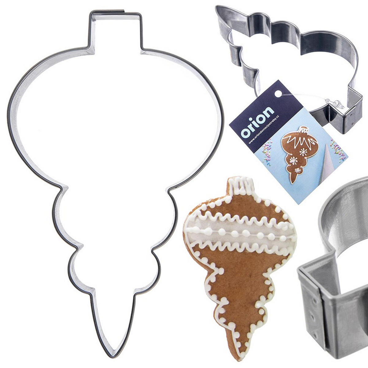 AUSSTECHFORM Tannenbaum 8,8 cm Silber - Silberfarben, Metall (5/1.5/8.8cm) - Orion 