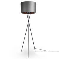 STEHLEUCHTE Kate Fl - Grau, Metall (48/48/177.5cm) - Paco Home